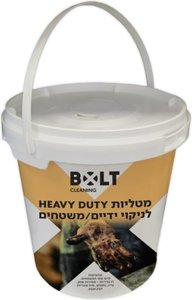 מטליות ניקוי ידיים/משטחים HD בד אברסיבי – דלי 300 יחידות WB300