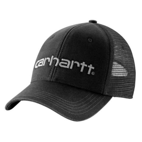 כובע מצחיה DUNMORE Carhartt 101195 - כובע עבודה מכותנת קנבס עם רשת אוורור מאחור, מצחיה מעוגלת וסרט FORCE® מנדף זיעה לעבודה בחוץ