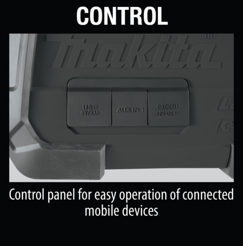 רמקול שטח נטען Bluetooth לאתר עבודה (גוף בלבד) - MAKITA XRM08B 18V LXT/12V CXT