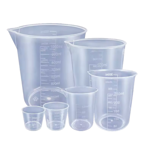 סט 6 כוסות מדידה שקופות – 250ml עד 20ml