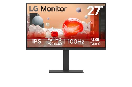 מסך מחשב ''27 Full HD 100hz IPS ביחס 16:9 עם חיבור ™USB Type-C רמקולים