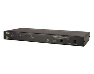 ממתג KVM-P CS1708A משתמש אחד ל 8 מחשבים תומך PS2/USB כולל העברת מידע ב USB Aten 