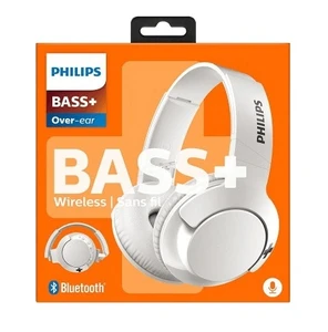  אוזניות קשת בלוטוס לבן Philips SHB3175WT Wireless bluetooth headphones