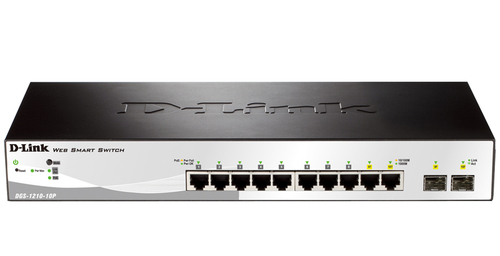 ג D-Link DGS-1210-10P