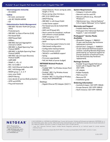 NETGEAR GS110TP-200EUS 8 Port Gigabit PoE Smart Switch