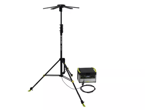 תאורה ניידת נטענת לקמפינג עם חצובה GOALZERO דגם SKYLIGHT 6000 - גוון תאורה 3250K