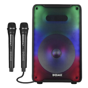 בידורית ניידת 1200W כולל שני מיקרופונים Dome
