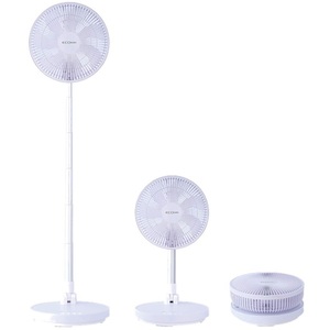 מאוורר נייד מצודד נטען מתקפל 10" כולל שלט Eco Euro