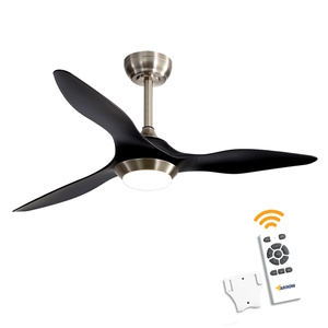 מאוורר תקרה דקורטיבי 52" כולל שלט ותאורת לד Arrow 40W