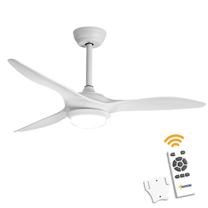 מאוורר תקרה דקורטיבי 52" כולל שלט ותאורת לד Arrow 40W