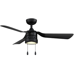 מאוורר תקרה "44 כולל חוט משיכה ופאנל תאורה 20W LED מובנה Star