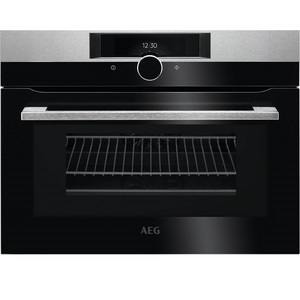 תנור בנוי 45 ס"מ משולב מיקרוגל AEG