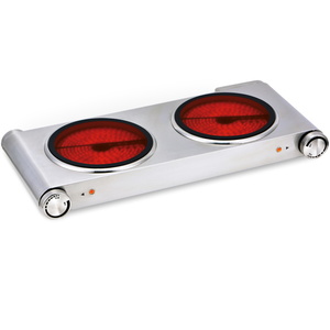 כירת בישול קרמית כפולה  Electro Hanan