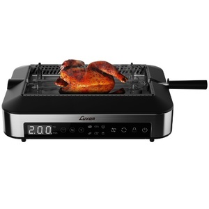 גריל חשמלי ללא עשן כולל שיפוד מסתובב Luxor