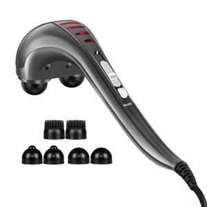 מוט עיסוי חשמלי כולל 3 ראשי עיסוי מתחלפים Carbon