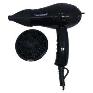 מייבש שיער קומפקטי כולל דיפיוזר Sassonic