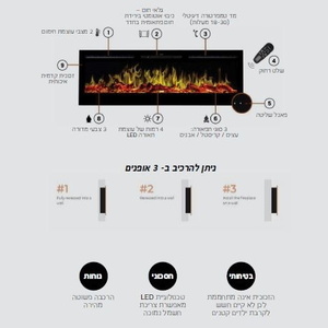 קמין חשמלי "Aflamo 65
