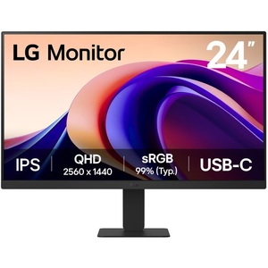 מסך מחשב מקצועי 24" LG QHD