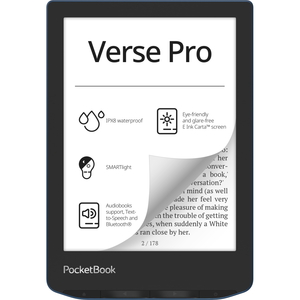 מכשיר נייד לקריאת ספרים אלקטרוניים 6" PocketBook