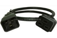 כבל מאריך חשמל C19-C20 16A באורך 2 מטר Iec lock