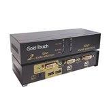 קופסת מיתוג GOLD TOUCH KVM-DVI-2