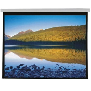 מסך הקרנה ידני כולל מנגנון עליה איטית 119" Sinoscreen