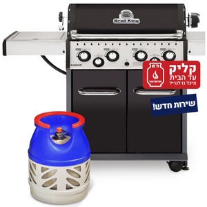 החלפת בלון/מיכל גז 5 ק”ג פיקסי שקוף רב פעמי למילוי חוזר Amisragas