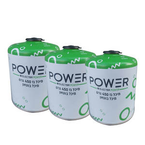 3 בלוני גז 450 גרם להברגה Supergas Power
