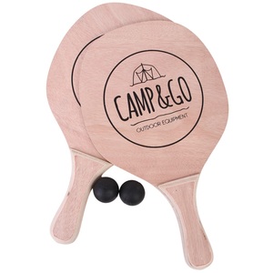 זוג מטקות מעץ Camp&Go