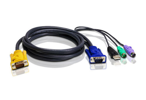 PS/2-USB KVM כבל 1.8 מטר