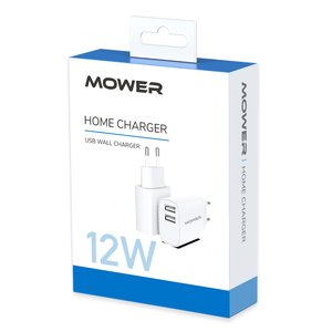 ראש מטען 12W כולל 2 יציאות Mower USB-A