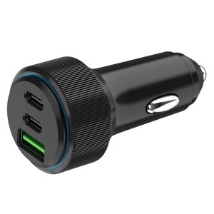 ראש מטען לרכב 63W כולל 3 יציאות Mower USB-A+2XUSB-C