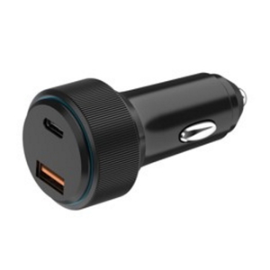 ראש מטען לרכב 48W כולל 2 יציאות Mower USB-A+USB-C