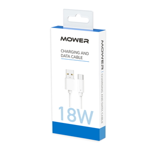 כבל טעינה וסנכרון USB-A ל-USB-C באורך 3 מטר Mower