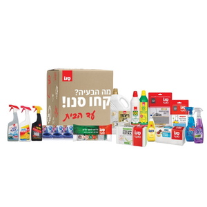 מארז הניקיון המושלם 15 תכשירים ואביזרים ניקיון ותחזוקת הבית Sano