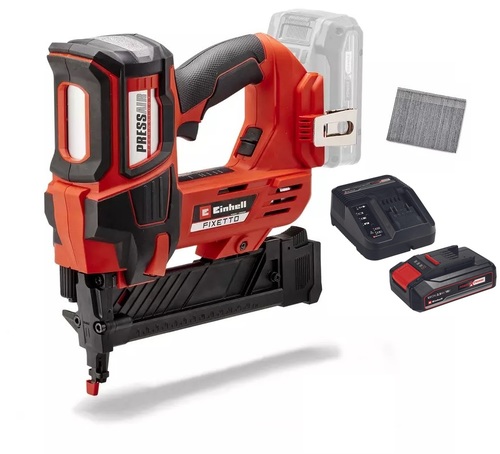 אקדח מסמרים נטען 18V כולל סוללה 2.5AH דגם Einhell FIXETTO 18/50 N