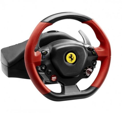 הגה מירוצים עם דוושות Thrustmaster Ferrari 458 Spider לאקסבוקס ONE