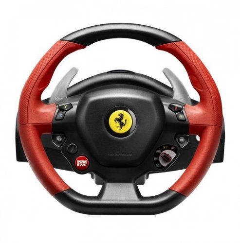 הגה מירוצים עם דוושות Thrustmaster Ferrari 458 Spider לאקסבוקס ONE