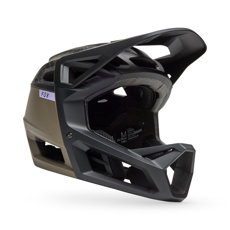 קסדת אנדורו מלאה פוקס שחור / חום - FOX PROFRAME FREQUENCY MIPS HELMET V25 