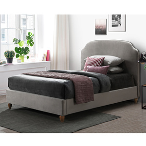 מיטה זוגית 140x190 מרופדת בד קטיפתי Home Decor