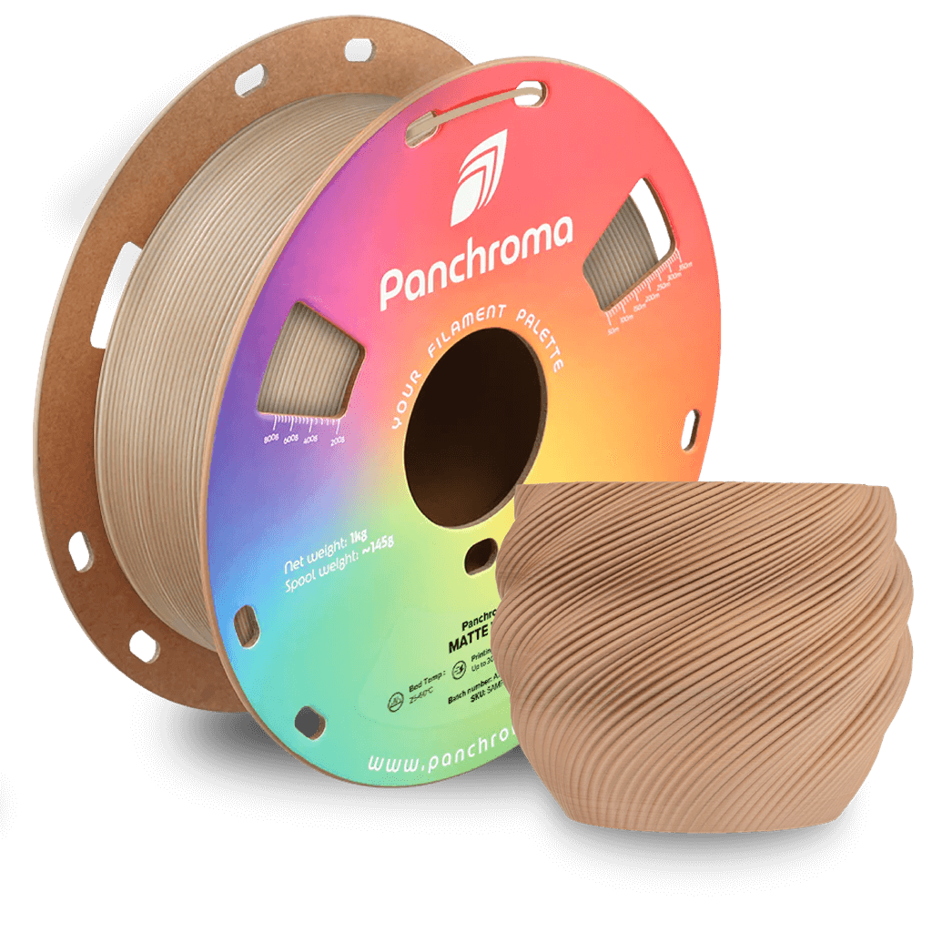 פילמנט מאט גרדיאנט עץ 1 ק"ג 1.75 מ"מ -  Panchroma Gradient Matte PLA Wood