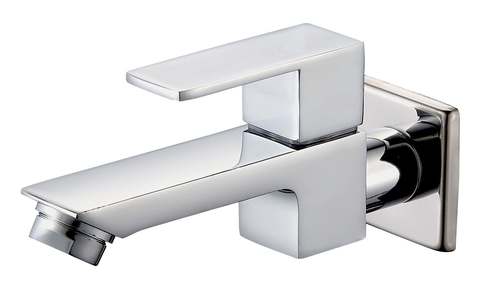 ברז מים קרים מרובע דגם 12 כרום