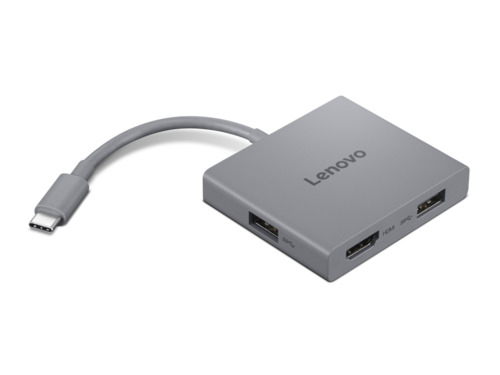 מפצל USB כולל Lenovo USB-C 4 in 1 hub Gen2 GX91R64790 HDMI 