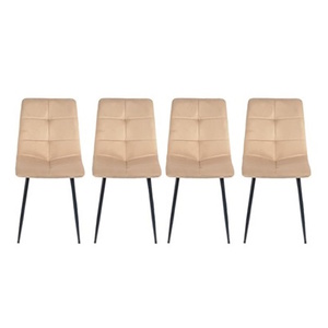 סט 4 כיסאות מרופדים לפינת האוכל Brand Direct