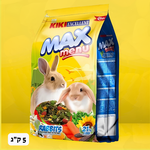 קיקי מזון לארנב 5 ק