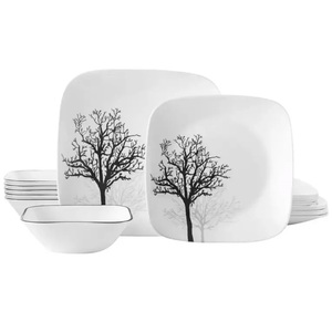סט צלחות 36 חלקים ל-12 סועדים Corning By Corelle