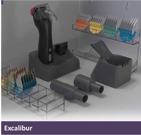 מכונת תספורת גילוח נטענת אקסקליבר Excalibur Clipper A5