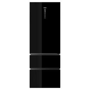 מקרר מפואר 3 דלתות 483 ליטר Haier HTW7720DNGB זכוכית שחורה