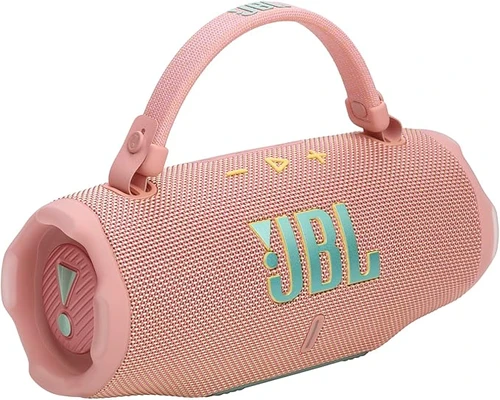 רמקול נייד JBL Charge 6 ורוד - שנת אחריות ע