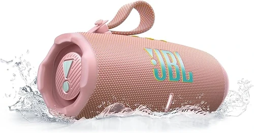 רמקול נייד JBL Charge 6 ורוד - שנת אחריות ע